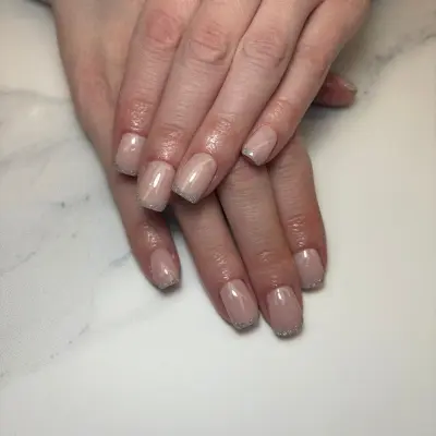 red gel manicure in Sofia by ABI Beauty
