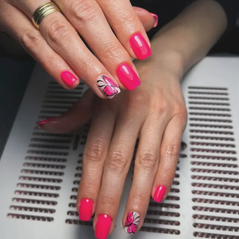 pedicure with pastel decoration in Sofia