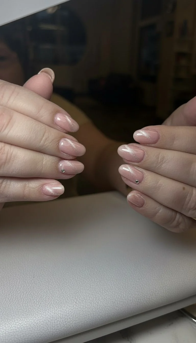Професионален маникюр с гел лак и безупречна форма в Abi Beauty